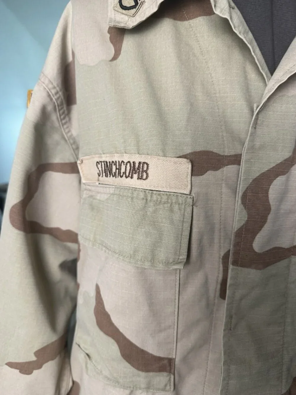 Vintage US Army DCU Camo Coat Men Medium Reg Desert Camoflauge Infantry
